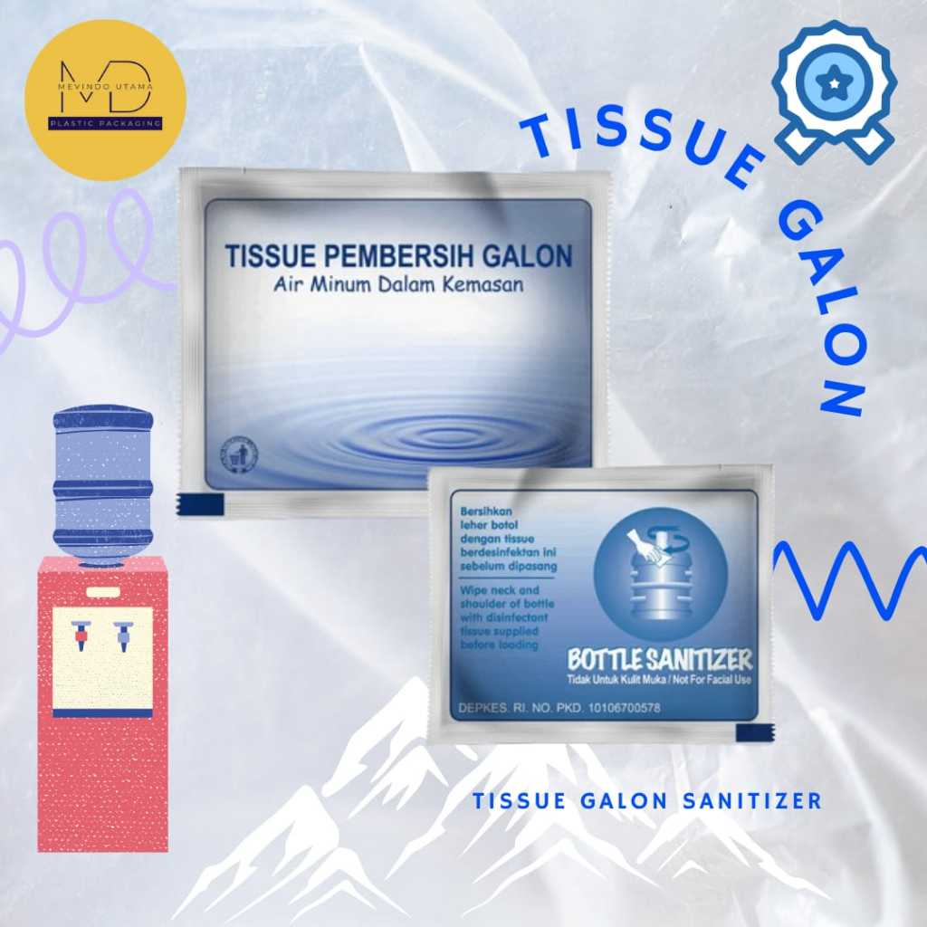 TISU BASAH GALON 5000pcs / TISSUE GALON ISI ULANG / PEMBERSIH GALON