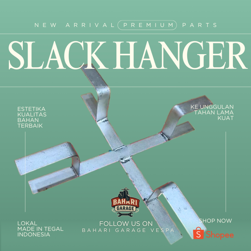 Slack hanger 50x50 / slack support / palang slak / fixing slack / palang slak / stang slek / stang s