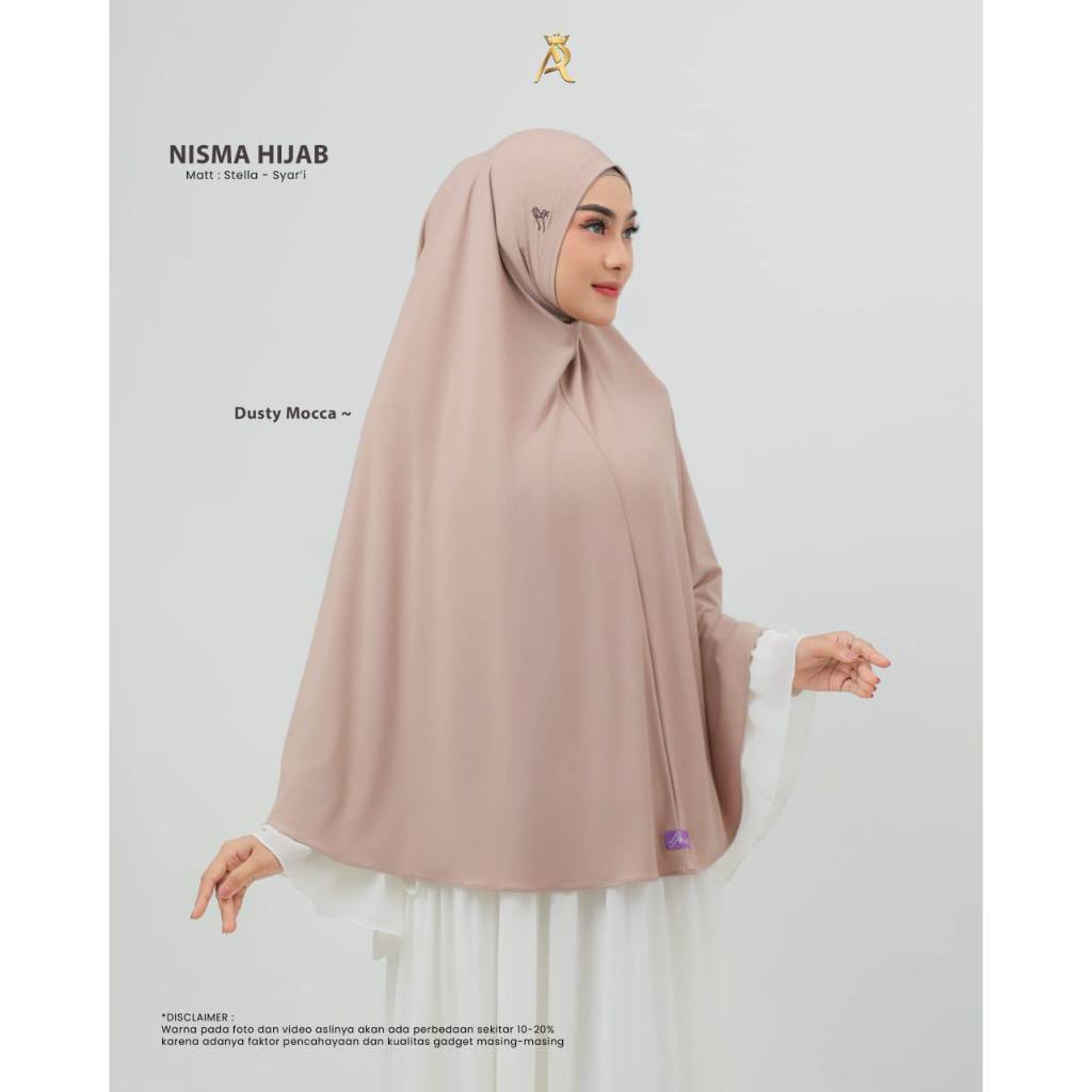 HIJAB ARRAFI AR 419 . HIJAB SYARI NON PET . HIJAB JUMBO NON PET .HIJAB NON PET . NISMA HIJAB SYARI 2