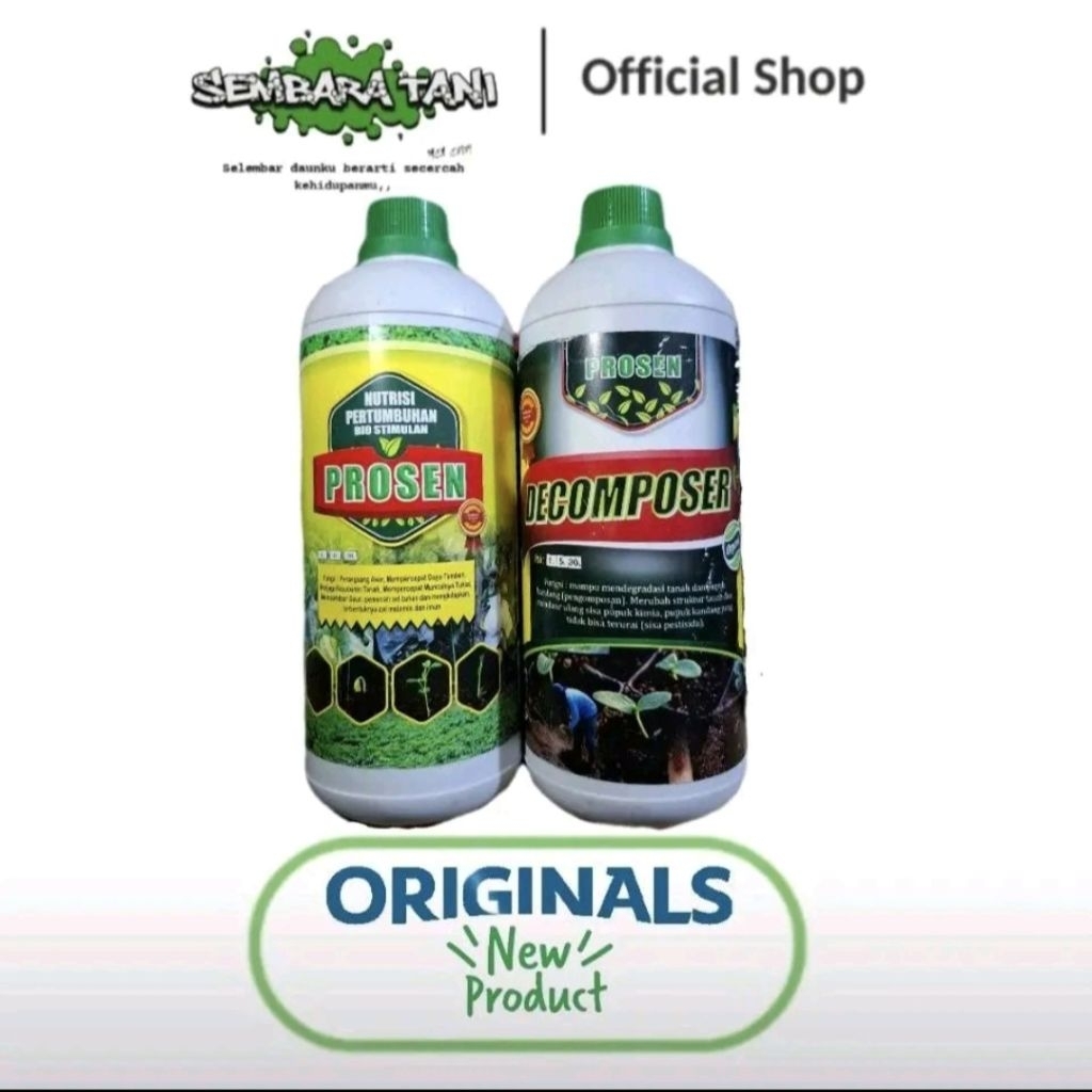DECOMPOSER PROSEN DAN BIO STIMULAN AKAR PROSEN