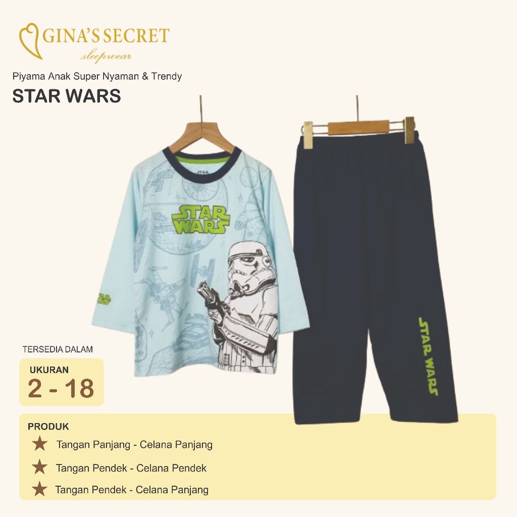 Baju Tidur Anak Laki - Gina's Secret