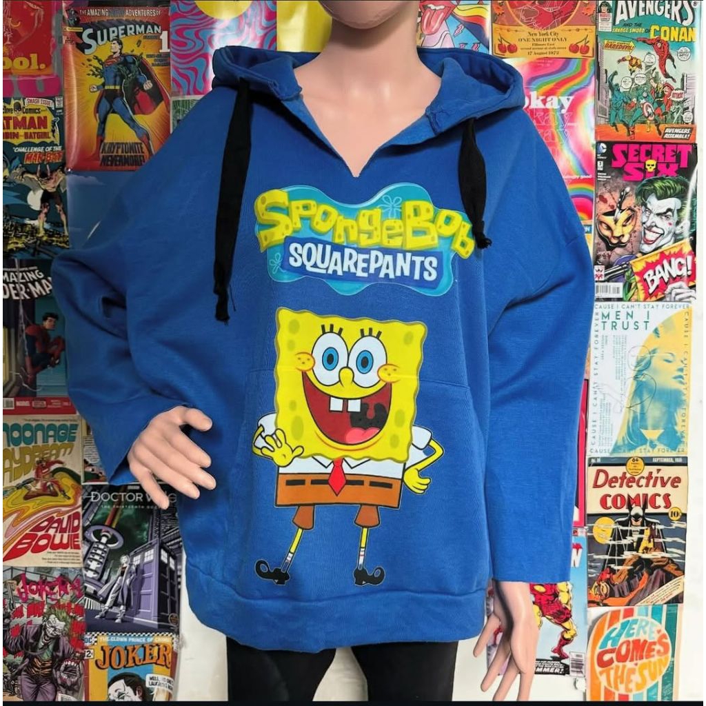 Hoodie Unfinished Spongebo* Unisex
