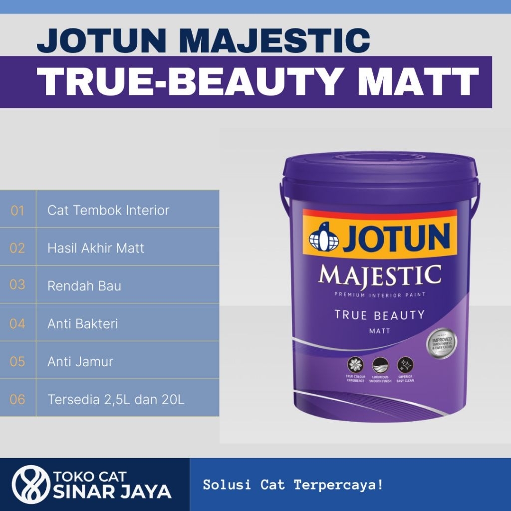 Jotun Majestic True Beauty Matt 20L Twilight 9904