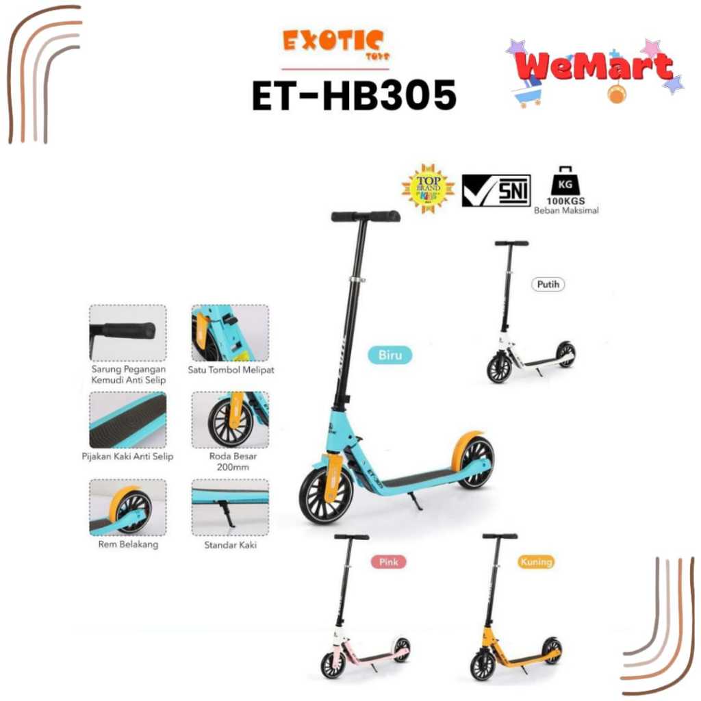 HB 305 HB 312 HB 313 HB 325 EXOTIC KIDS AND ADULT SCOOTER // Mainan Sekuter Anak Dan Dewasa Skuter M