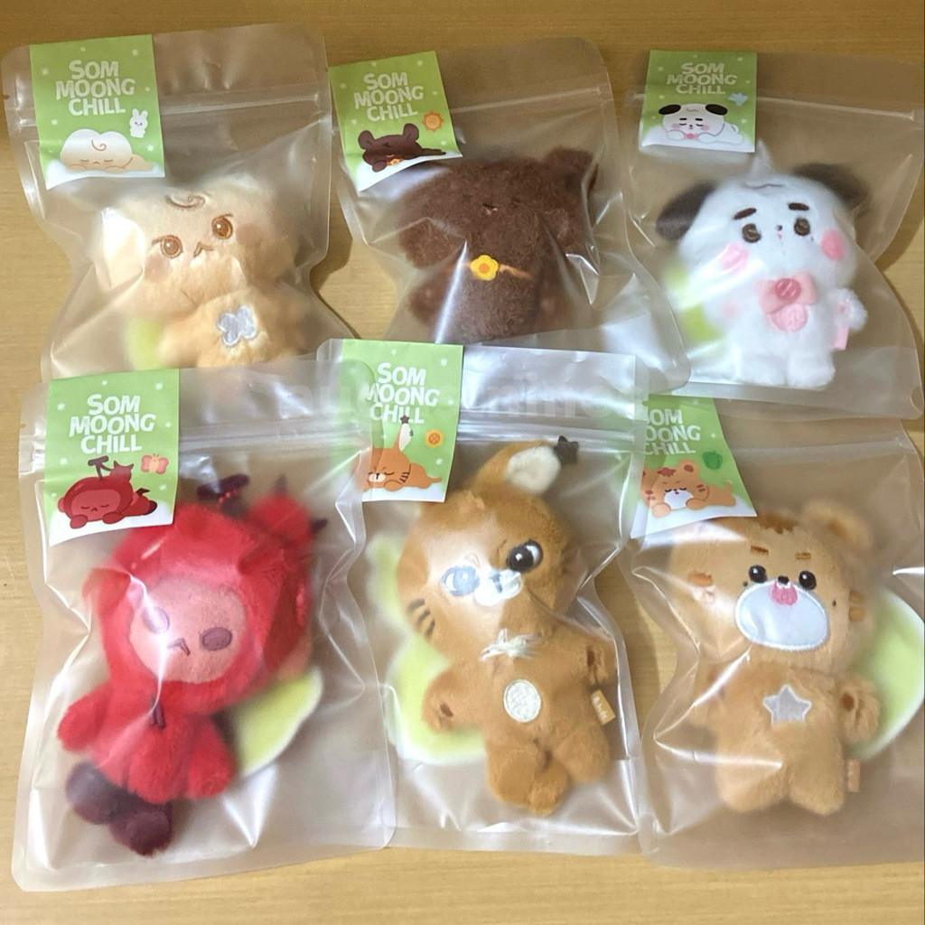 [ready stock] nct 127 som moong chill doll keyring johnny doyoung yuta jungwoo mark haechan