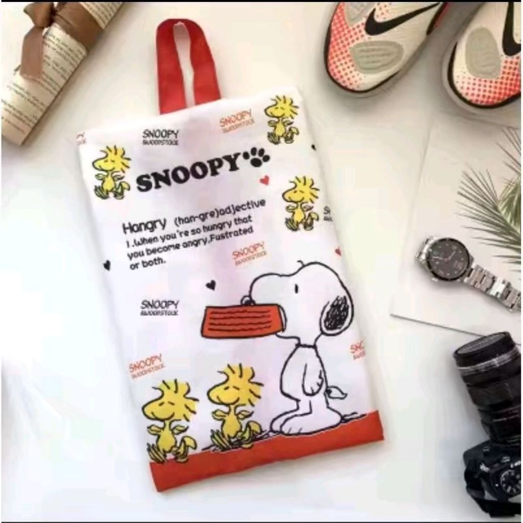 Snoopy tempat sepatu Snoopy Shoes Case Ready new