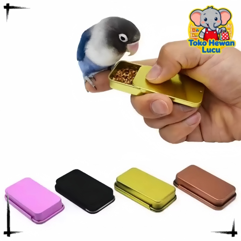 Pointer Box Kotak Geser Tempat Wadah Pakan Pelatihan Burung/60*33*11cm