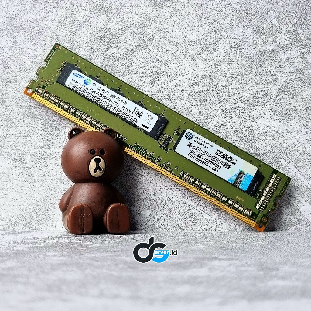 Memory Server 1GB DDR3 10600E 1Rx8 PC3-10600E Samsung HP