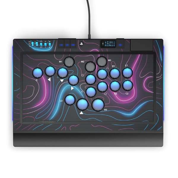 Qanba Sapphire Leverless Arcade Stick Controller hitbox