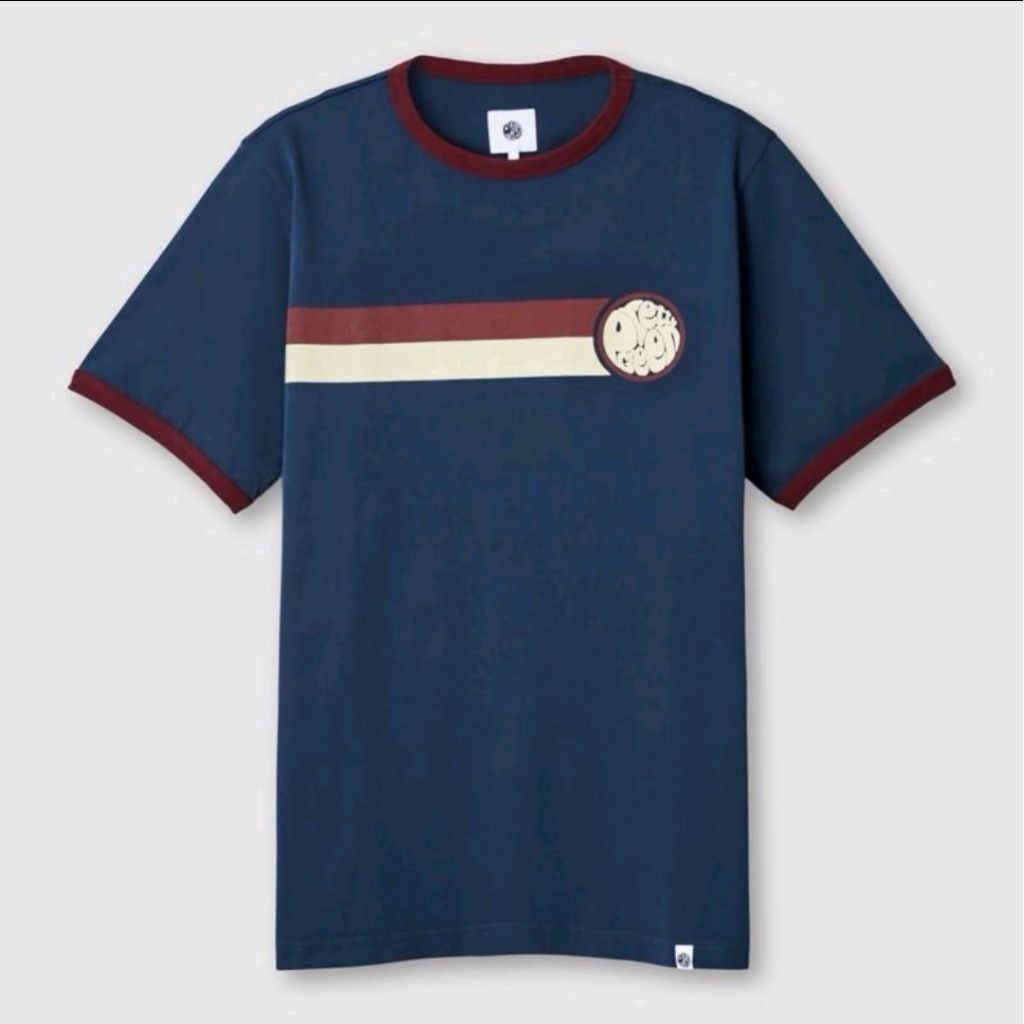 Pretty Green Timor T-Shirt Navy Original