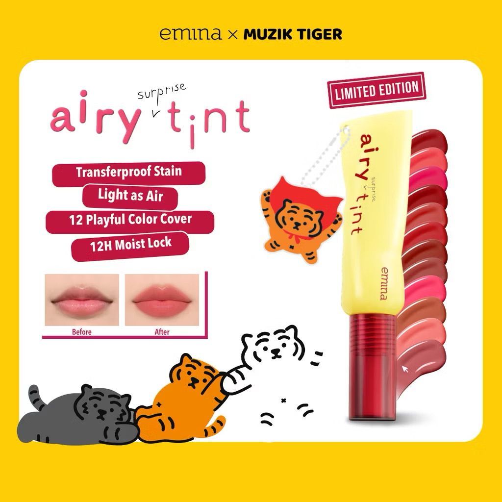 Emina Airy Surprise Tint | Lip Tint Emina