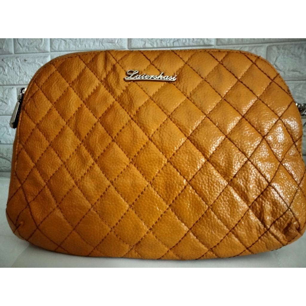 Laiershasi Sling Bag Autentic Kulit Sapi Asli