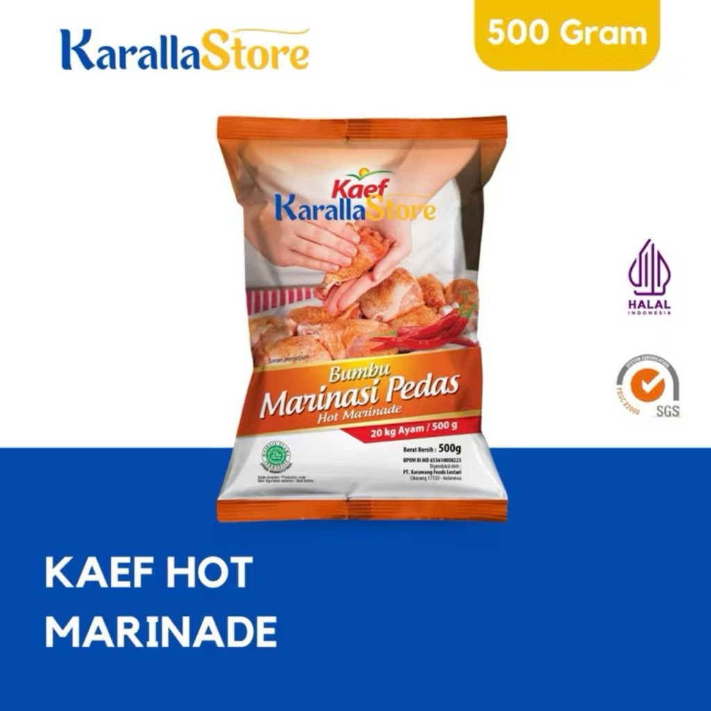 Hot Marinade KAEF | Bumbu Marinasi Pedas | 500gr