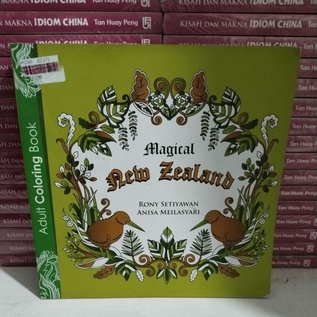BUKU ADULT COLORING BOOK MAGICAL NEW ZEALAND