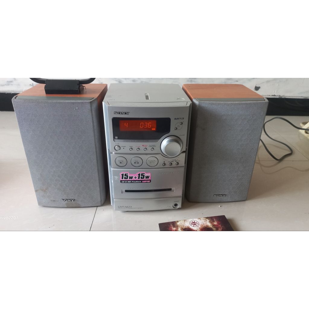 sony cmt - nez3 - SONY CMT - NEZ3 - PEMUTAR CD SONY CMT - CD PLAYER SONY - DISCMAN SONY