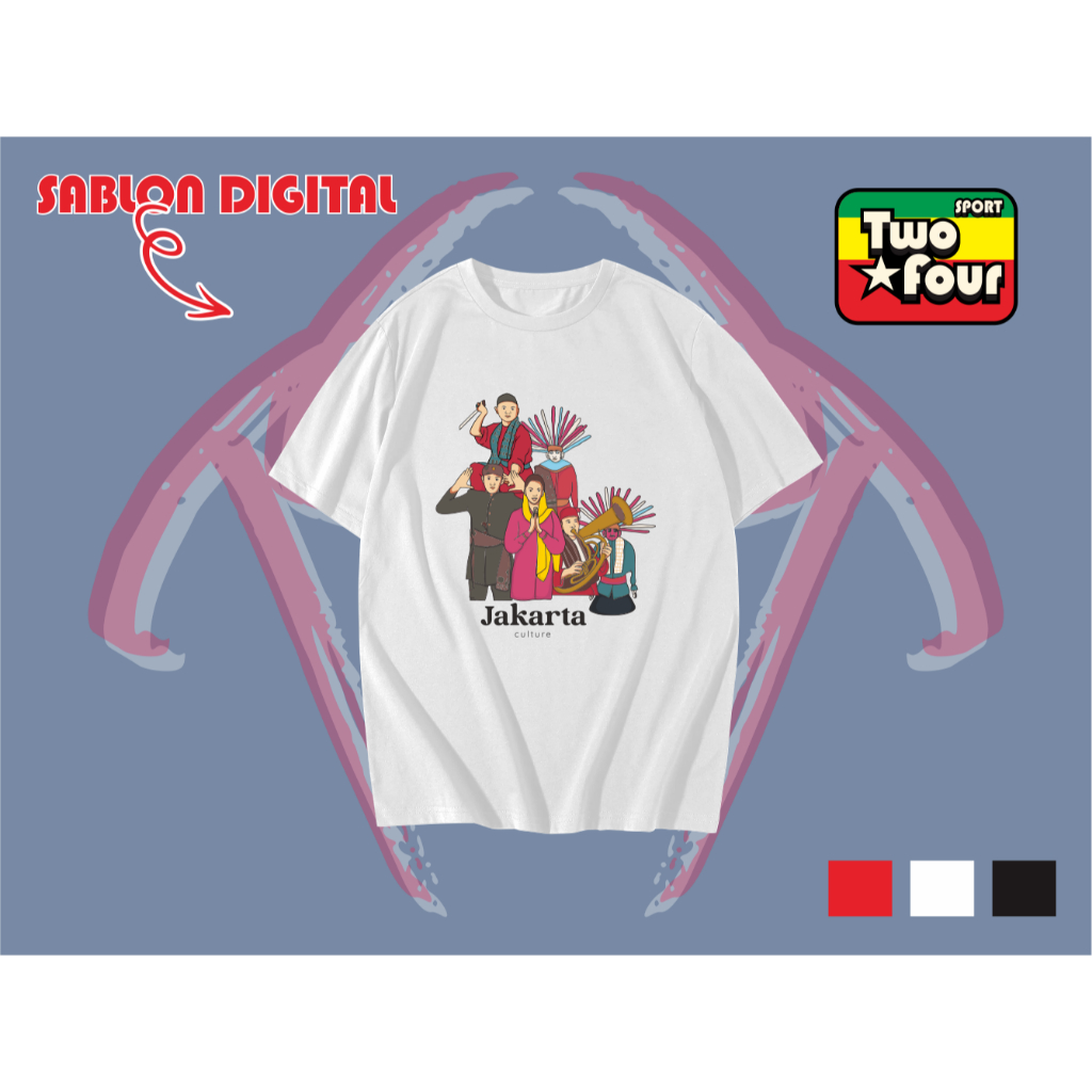 KAOS OLEH OLEH JAKARTA - BAJU OLEH OLEH JAKARTA - KAOS SOUVENIR ONDEL ONDEL JAKARTA BANYAK MODEL