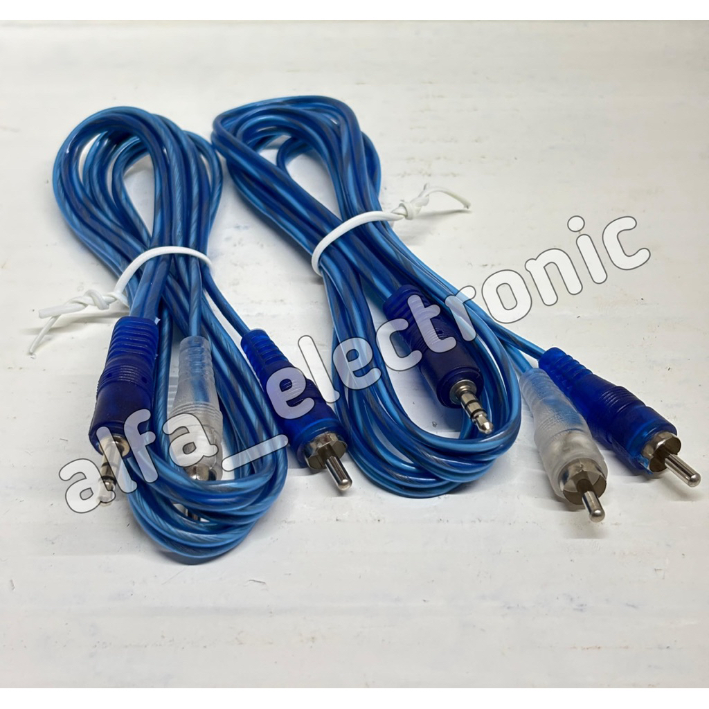 KABEL AUDIO RCA 2-1 KABEL JACK RCA HP KE SPEAKER