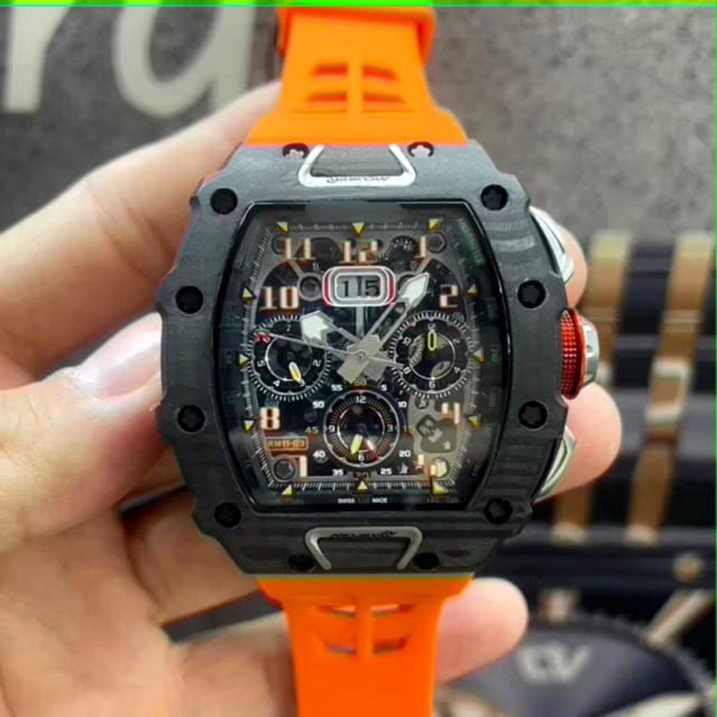 JAM TANGAN PRIA AUTOMATIC RM MCLAREN 11-03 CARBON AUTOMATIC ETA