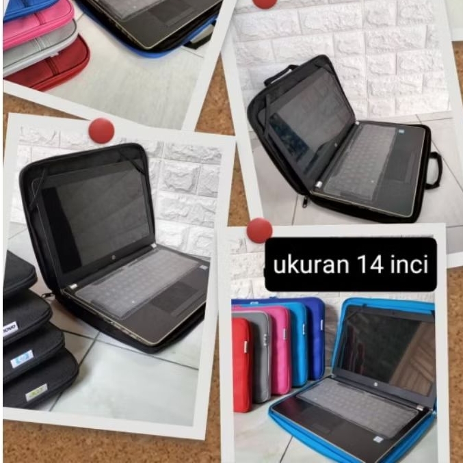 SoftCase Laptop 14 inci / sleeve case laptop ASUS. LENOVO. HP. ACER. DELL. POLOS