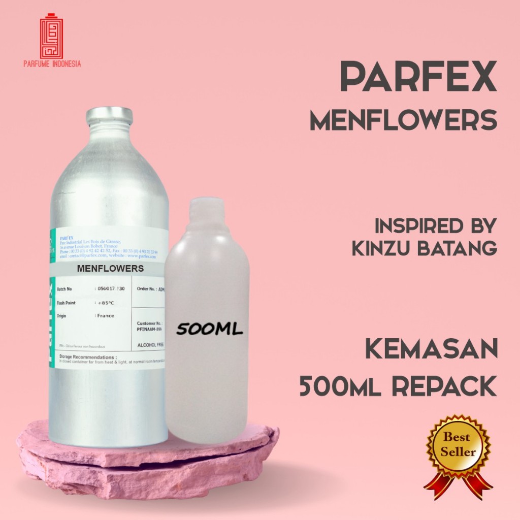 bibit parfum murni MENFLOWERS PARFEX 500ML