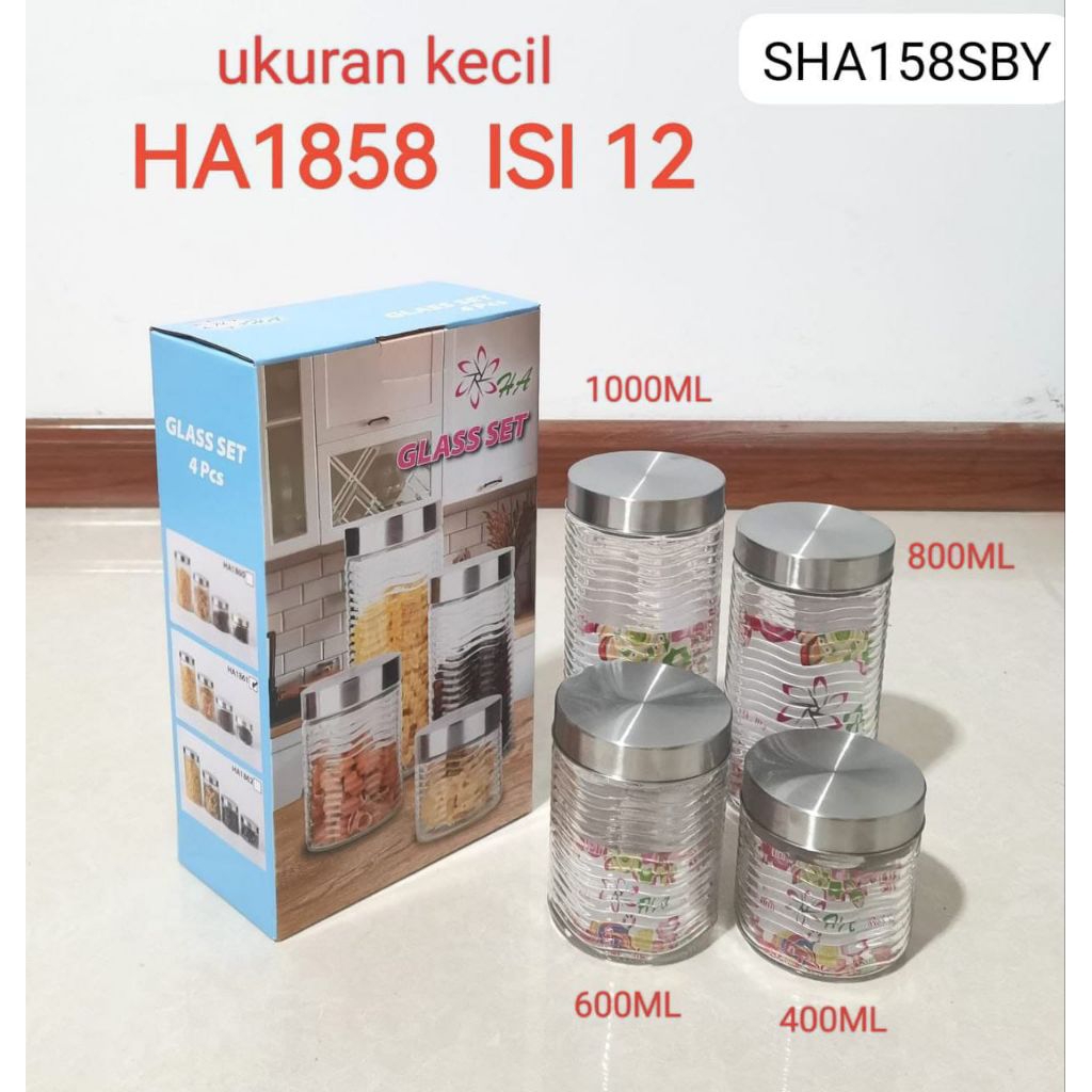 RediToples ha glass set
4pc
Dus biru