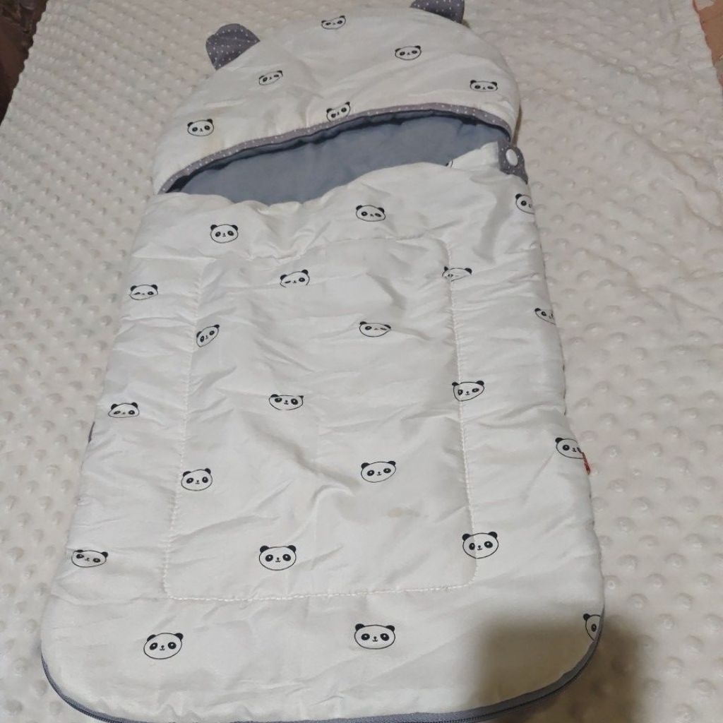 Preloved Omiland Sleeping Bag Panda Selimut Bayi