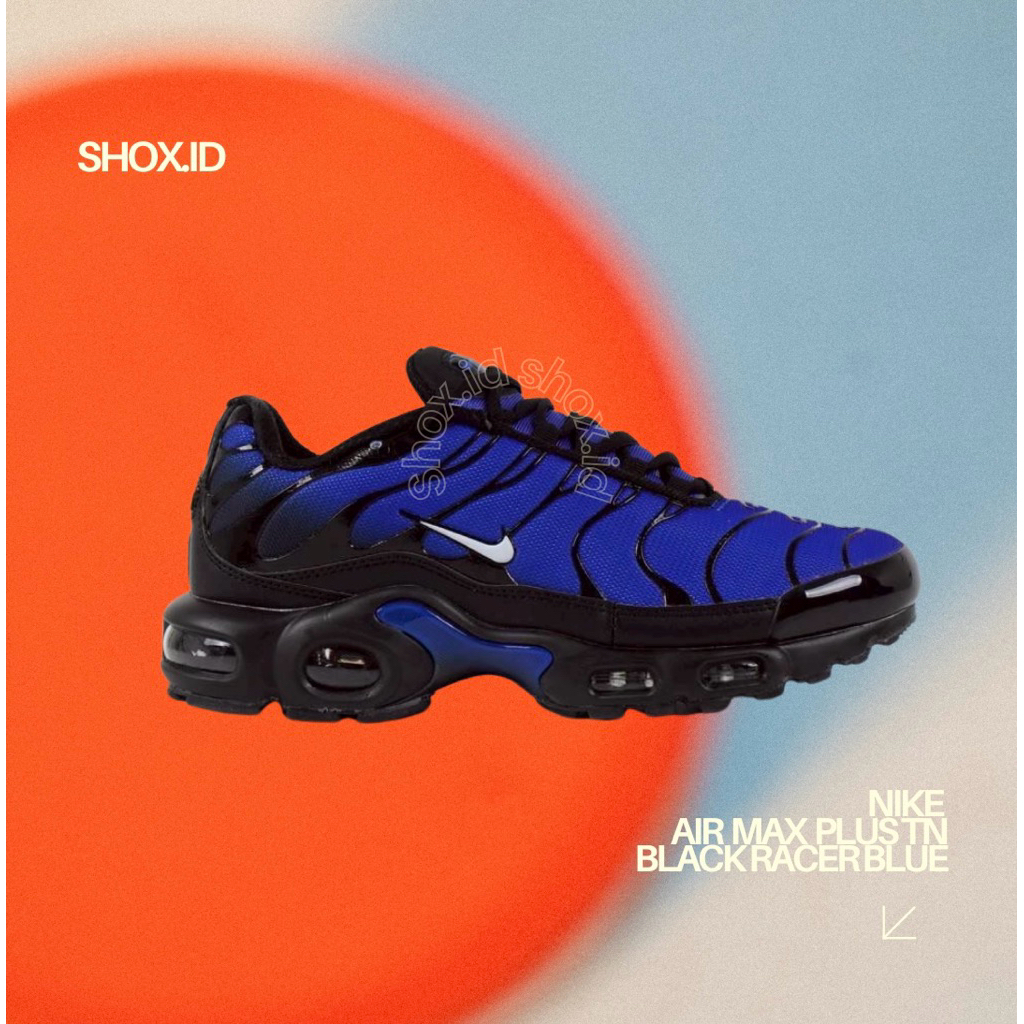 Sepatu Nike Air Max Plus Tn Black Racer Blue