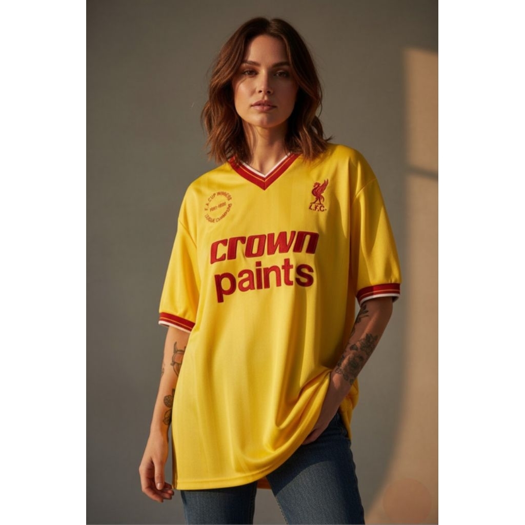 Jersey original liverpool away 1985 XL ( official retro/reissue )