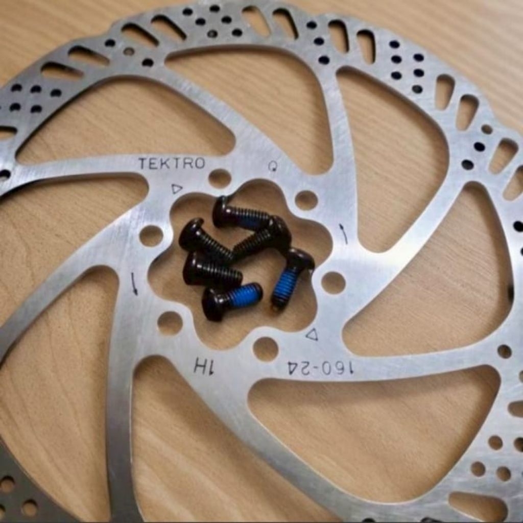 Rotor discbrake Tektro 160 mm or 6inch type six bolt polygon monarch cascade premier piringan cakram