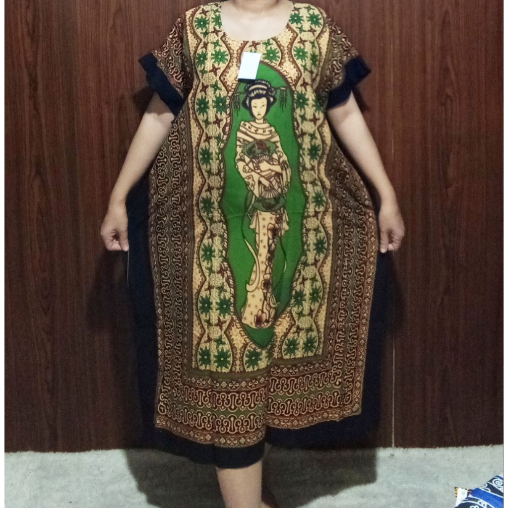 Daster Lowo Kelelawar Rayon Premium Tebal Daster Lowo Batik Motif Oshin Jepang Daster Premium