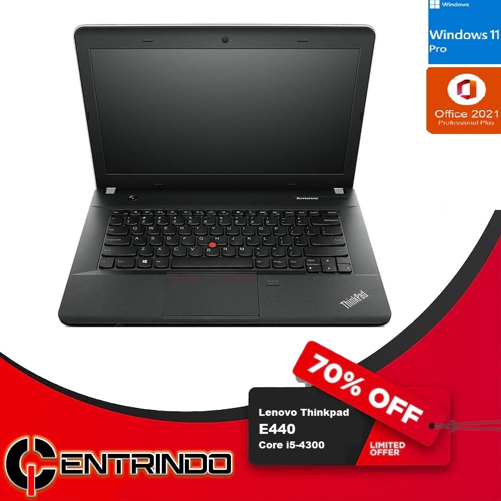 Notebook Laptop Lenovo Thinkpad E440 Core i5-4300 GeForce GT740M | 8GB / SSD 256GB | 14" TFT