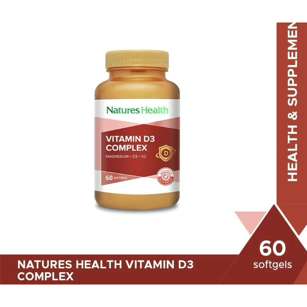 Nature's health Vitamin D3 complex magnesium+D3+K2