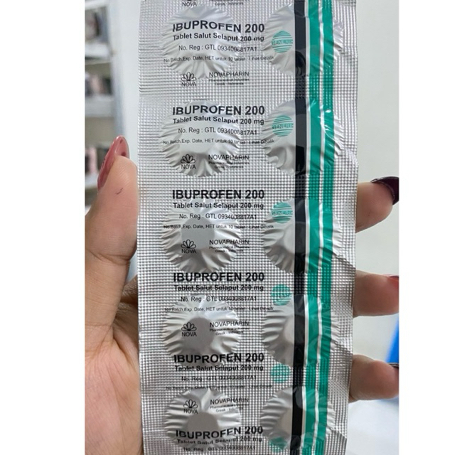 Ibuprofen 200mg 10 tablet