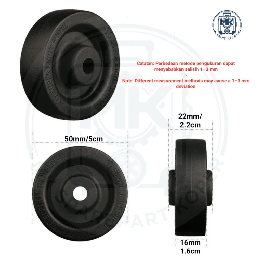 Roda Single Koper,  Roda Koper YG,Universal