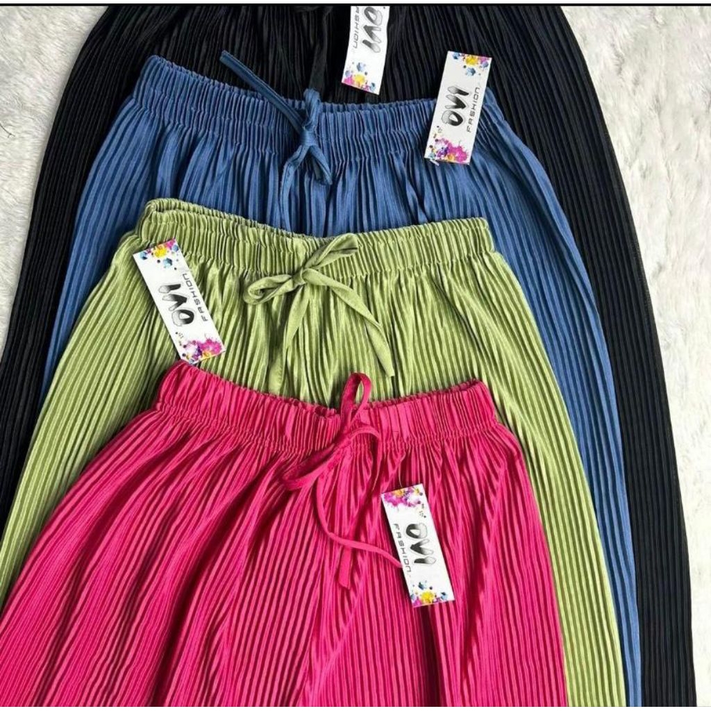 CELANA JOGER PLISKET PANJANG WANITA-CELANA JOGER PLISKET KOREAN STYLE