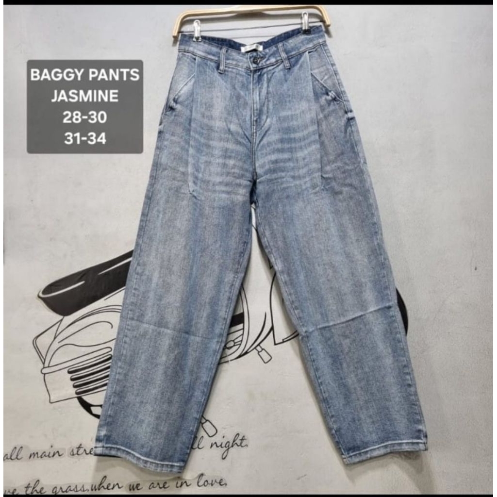 NEW CELANA WANITA KULOT JEANS ELSA DAN BASIC BAGGYPANTS JEANSLINE,BUBBLE JEANSLINE RIPPED CAKAR HAIG