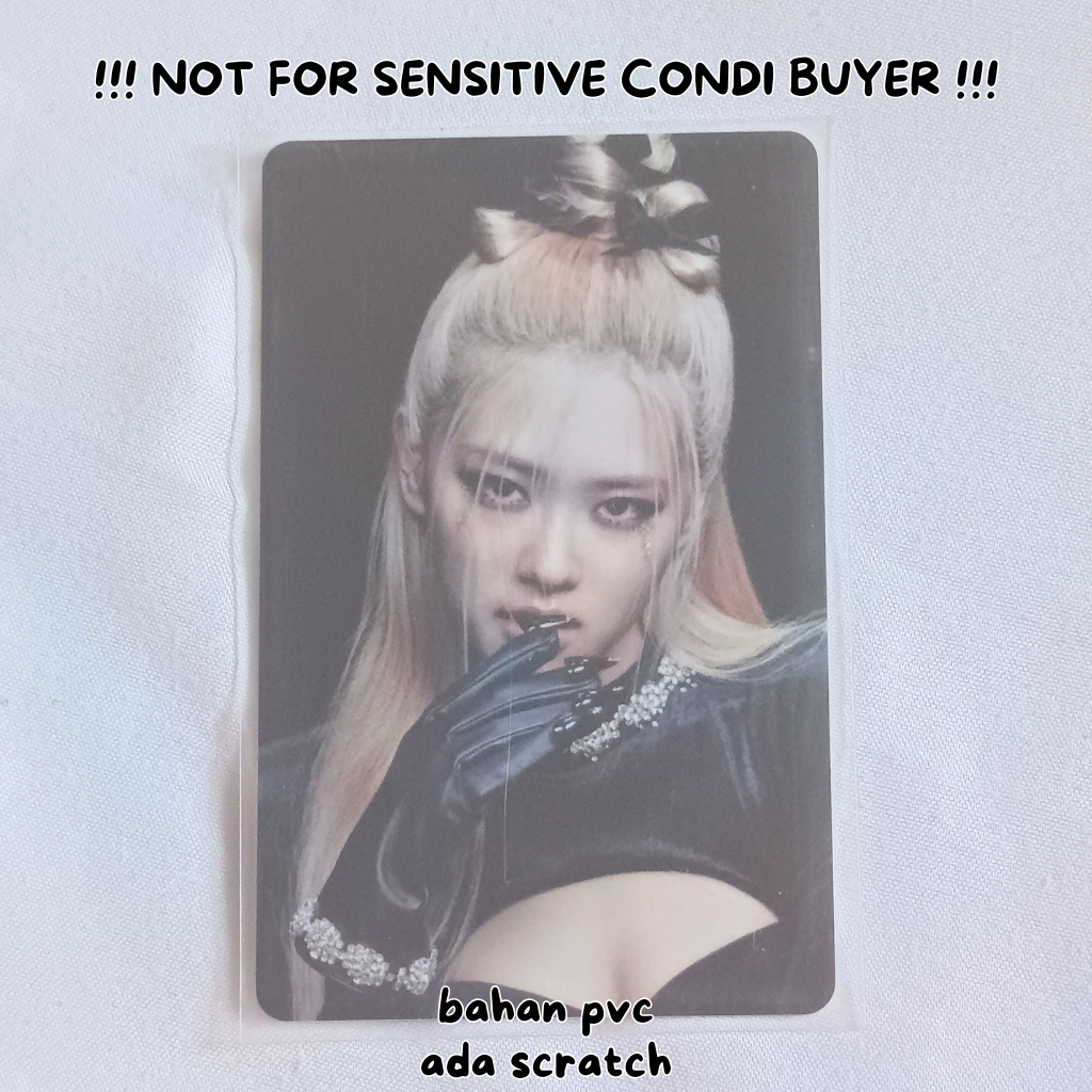 PC ROSE BLACKPINK POB BORN PINK APPLEWOOD PHOTOCARD BLACKPINK BP