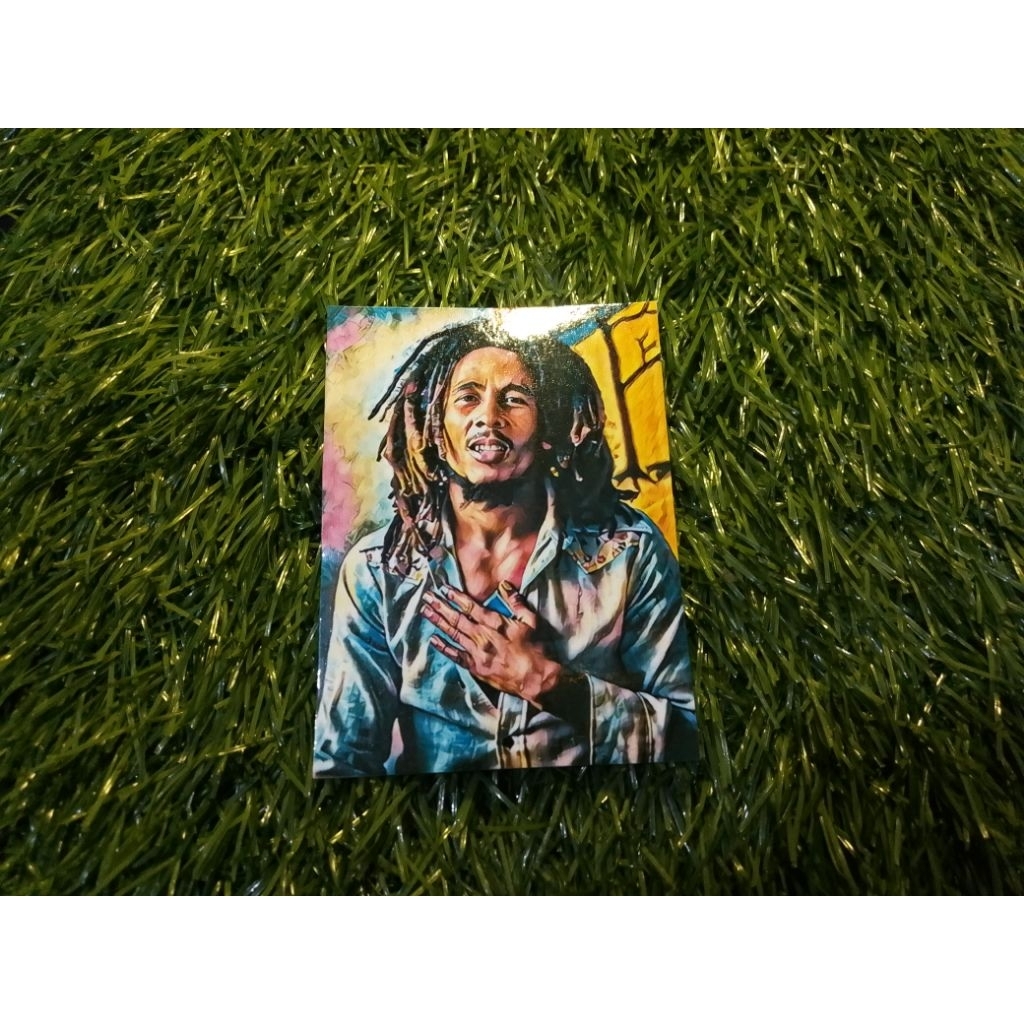 stiker vinyl bob marley