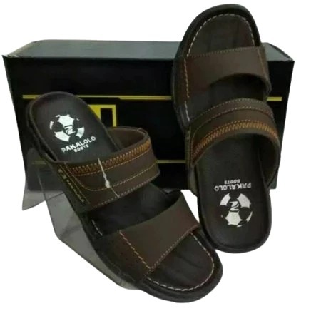 PROMO Sandal Kulit Pria Pakalolo Original Kekinian Sandal Kasual Pria PAKALOLO N2353 Coklelat