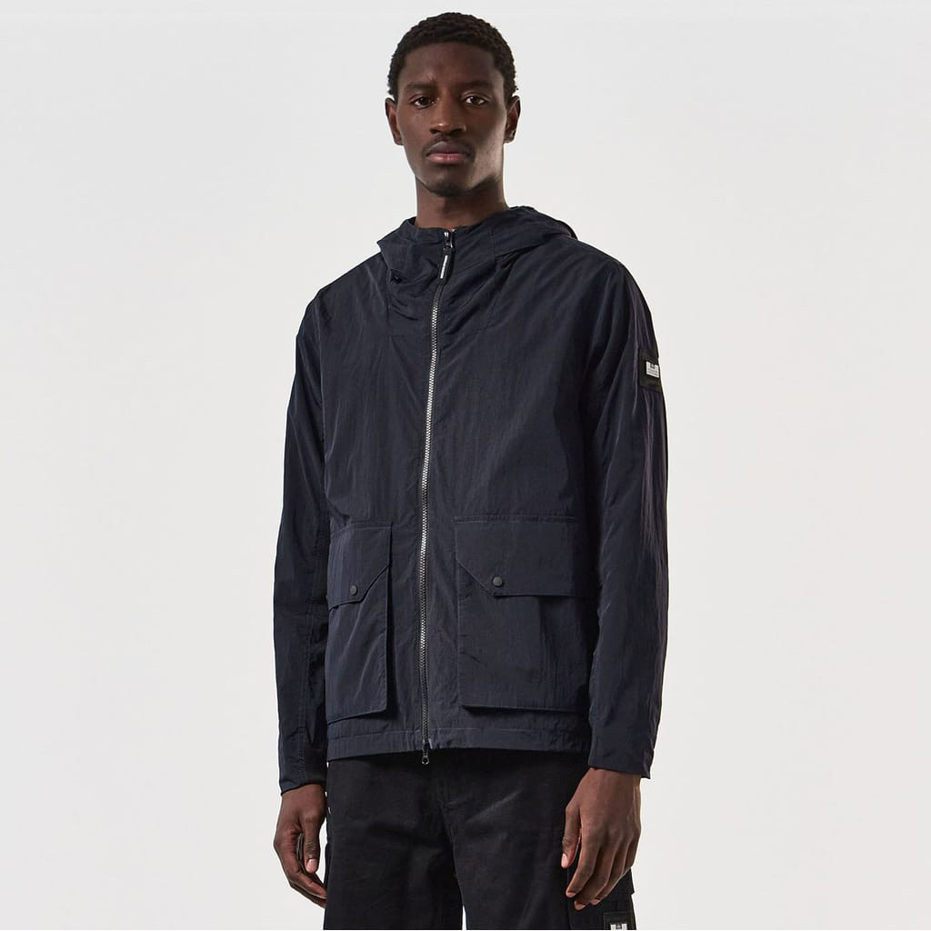 Weekend Offender Valencia Nylon Jacket Navy