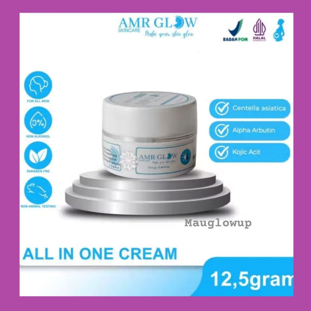 ( COD ) AMR GLOW SKINCARE CREAM 12.5 G ALL IN ONE 2027