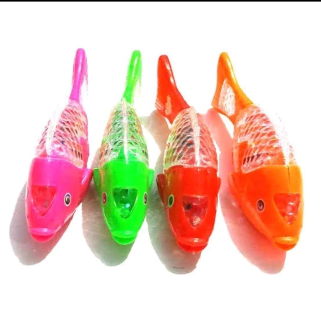 mainan anak ikan bisa gerak dan jalan sendiri (LT 37)