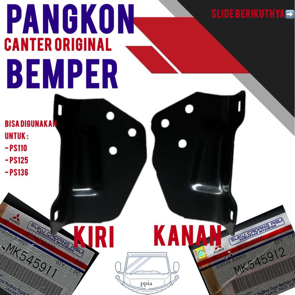 pangkon bemper canter original / dudukan bemper canter original / pangkon bemper canter kiri MK54591