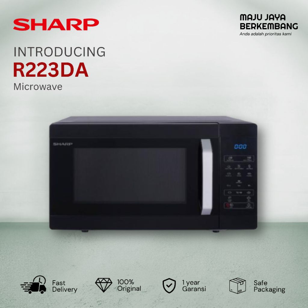 Sharp MICROWAVE OVEN R 223DA BK / R223DA / R-223DA / R 223 DA