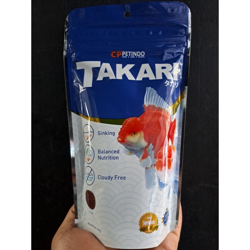 Pelet Takari Sinking / Pelet Takari Tenggelam / Pelet Ikan Koki / Pelet Halus Ikan / Pelet Ikan Koi 