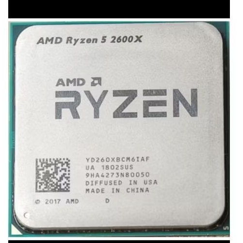 cpu ryzen 5 2600x tray pemakaian pribadi