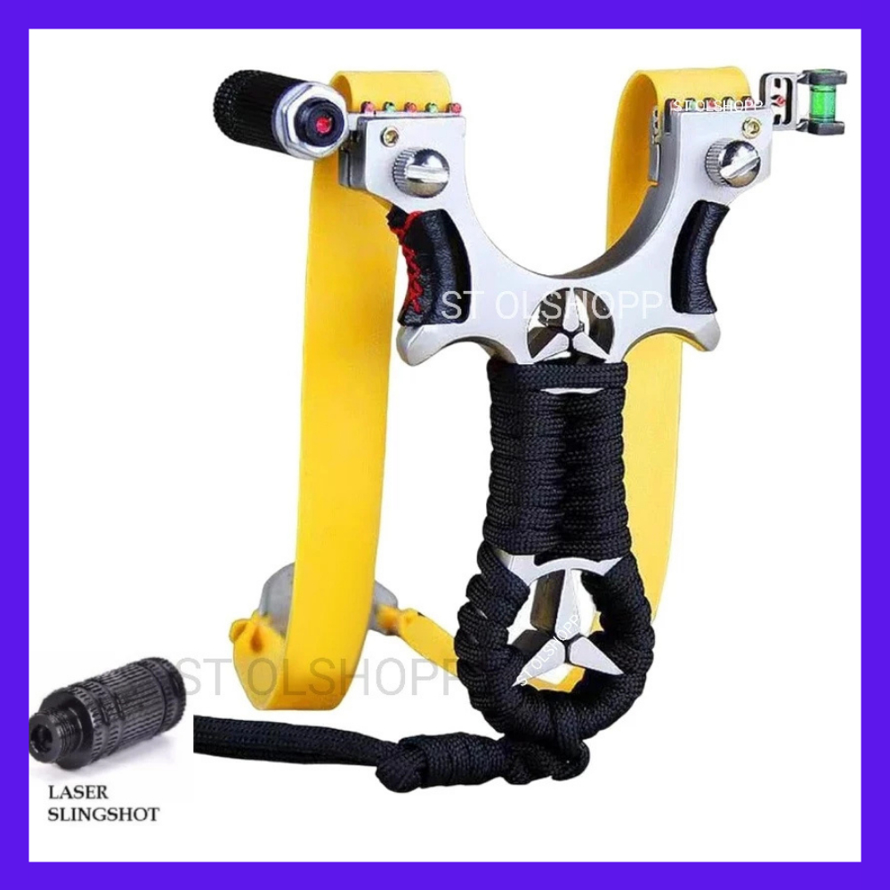 Ketapel Slingshot Hunting Ketapel Laser Berburu Catapult Mercy Stainless