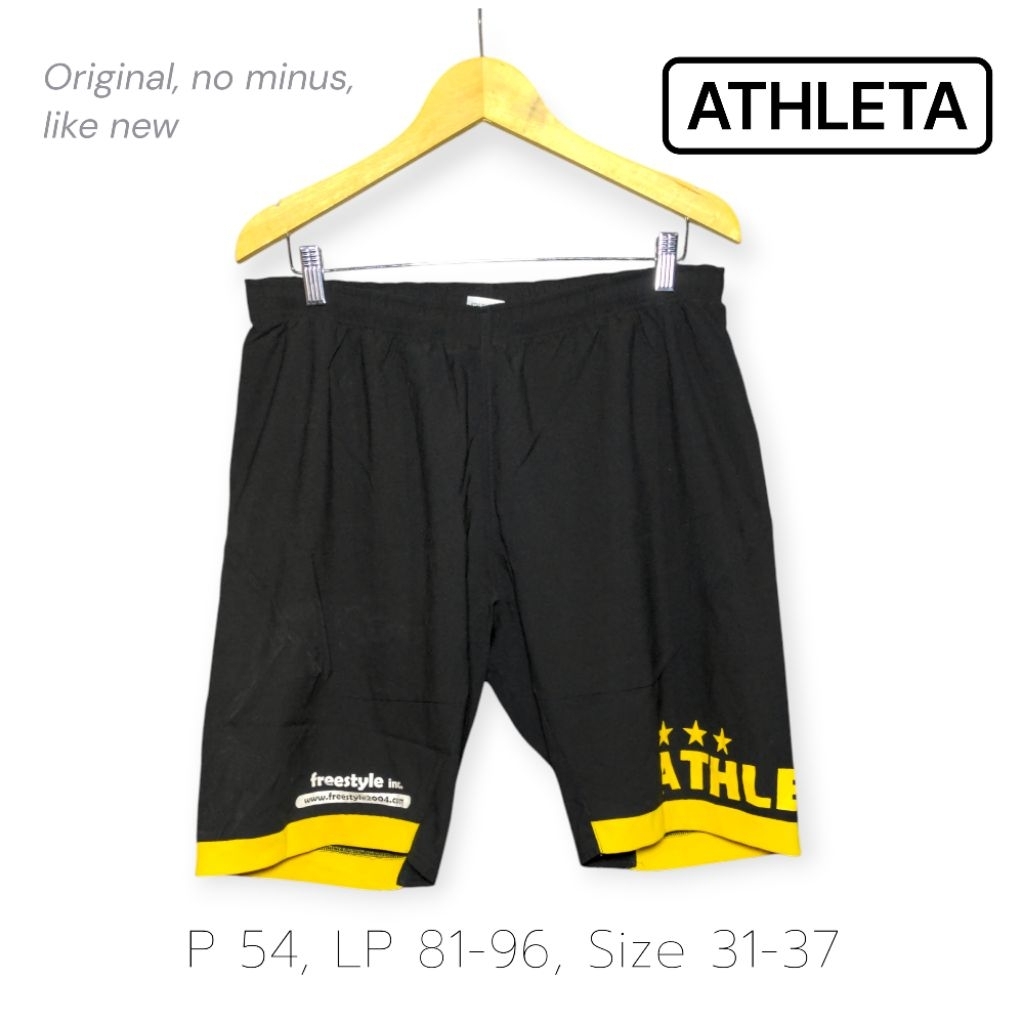 ATHLETA celana Pendek Olahraga Sport Short Pants Original Running Badminton Futsal