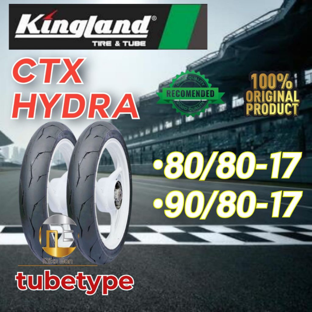 Ban motor KINGLAND CTX HYDRA Ring 17 80/80-17 90/80-17