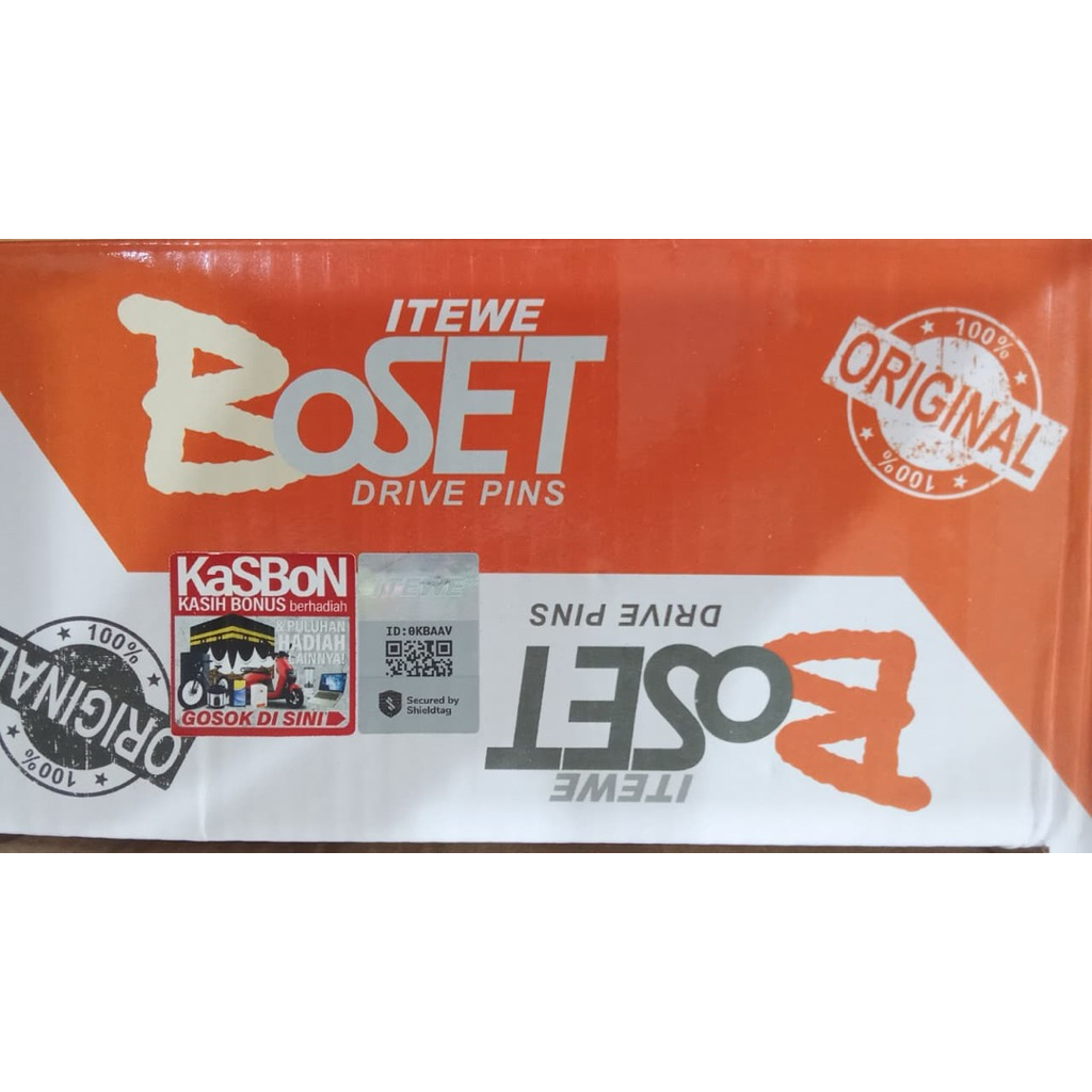 ITEWE Paku Booset / Paku Boset Pin Angle Clip Original 100% dan Kuat Paku Tembak Beton Angle Clip L 